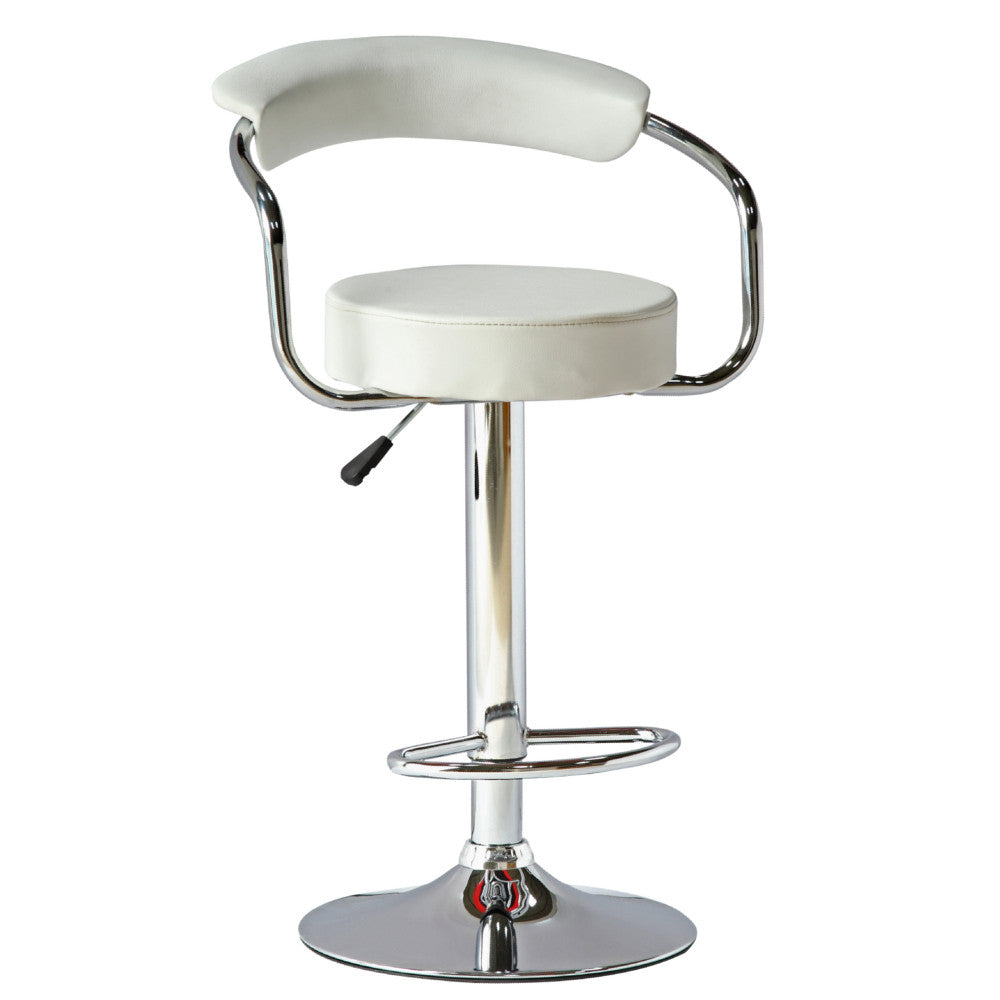 Fine Mod Imports Smart Barstool, White