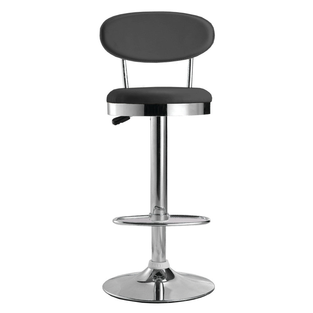 Fine Mod Imports Beer Bar Stool Chair, Black