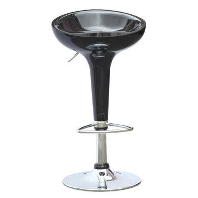 Fine Mod Imports Razzle Bar Stool, Black