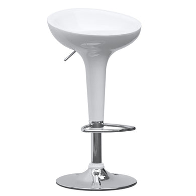 Fine Mod Imports Razzle Bar Stool, White