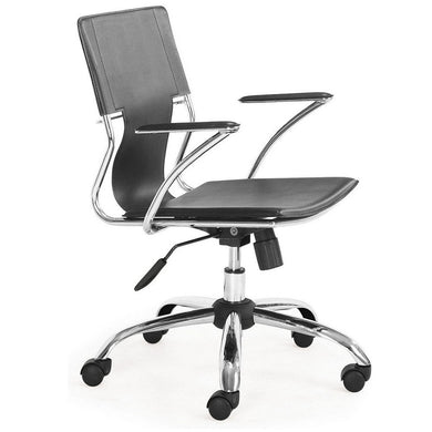 Fine Mod Imports Elegant Office Chair, Black