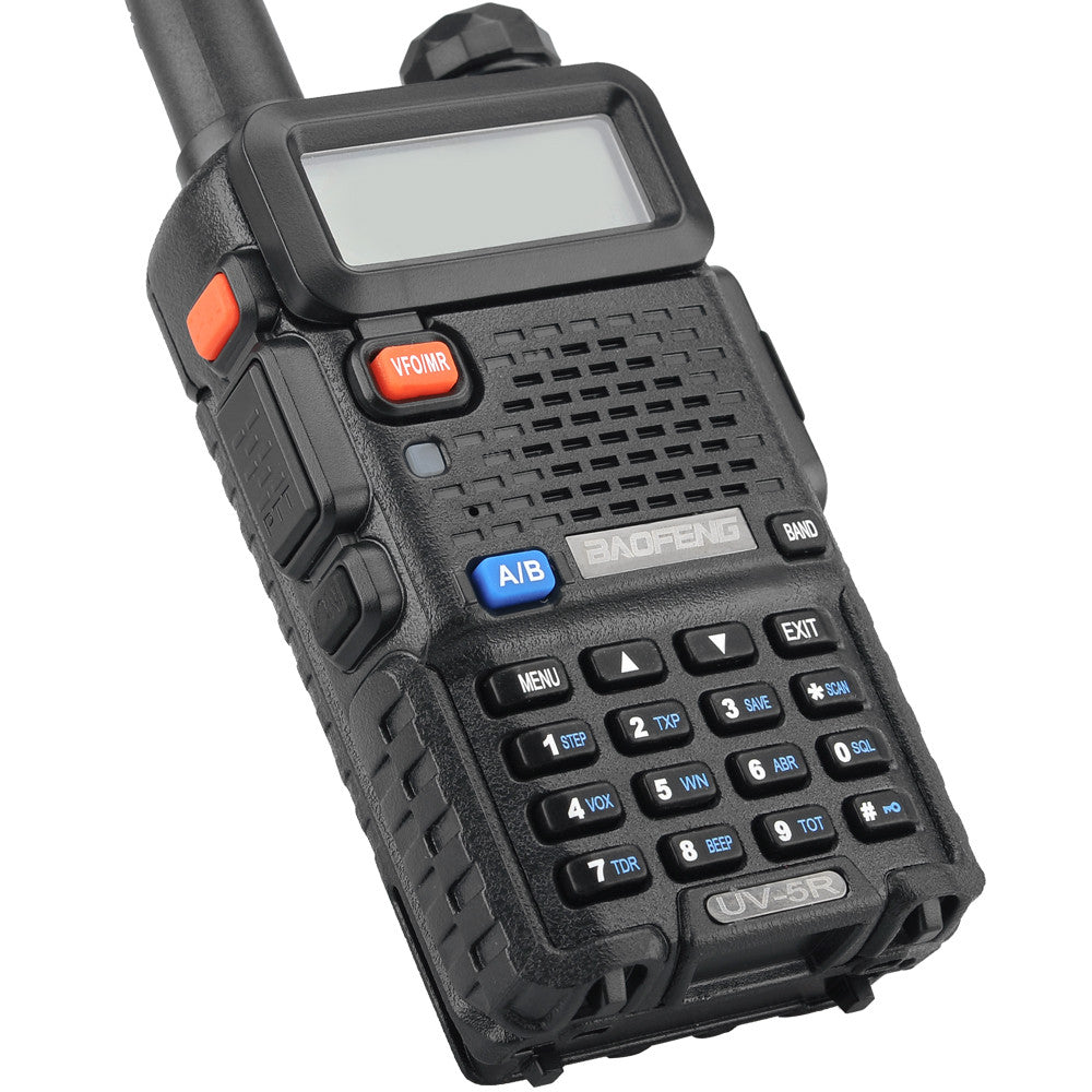 Baofeng UV 5R  Walkie Talkie - Wide Frequency Range, FM Radio, LED Torch, 5 To 10km Range, Long Standby, 1800mAh Battery