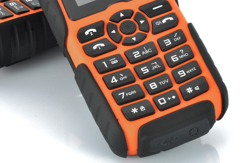 Xiaocai X6 Phone - 5000mAh Battery, Power Bank Function (Orange)