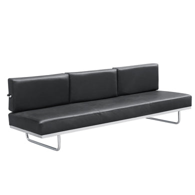 Fine Mod Imports Flat Lc5 Sofa Bed, Black