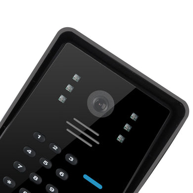 Wi-Fi Video Door Phone + Doorbell - Night Vision, IOS + Android App, Remote Unlock, 5 Key Fobs, Mini Remote