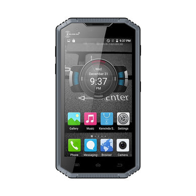 KEN XIN DA PROOFINGS W7 Rugged Smartphone - 4G, Dual SIM, Android 5.1, 5 Inch 720P Screen, Pedometer, IP68 Waterproof (Grey)