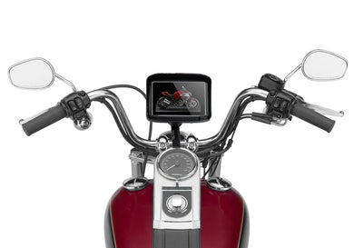 Motorbike GPS Navigation - IPX7 Waterproof, 4.3 Inch Touch Screen, 8GB Memory, Micro SD Card Slot, Mounting Brackets