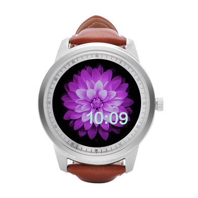 IMACWEAR Q1 Smartwatch - IP57 Waterproof, 1.3 Inch Display, Pedometer, Heart Rate, Music, Remote Camera Trigger (Silver)