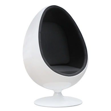 Fine Mod Imports Easter Chair, Black