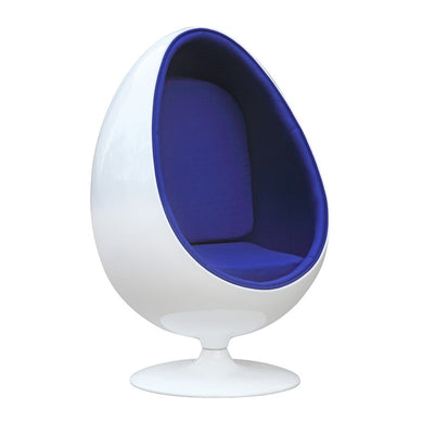 Fine Mod Imports Easter Chair, Blue