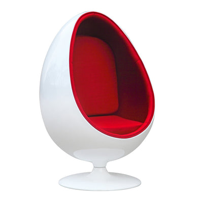 Fine Mod Imports Easter Chair, Red