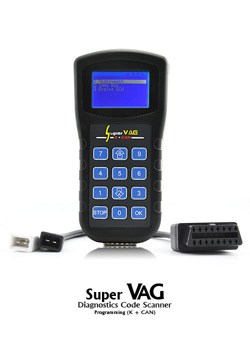 Super VAG Diagnostics Code Scanner + Programming (K + CAN)