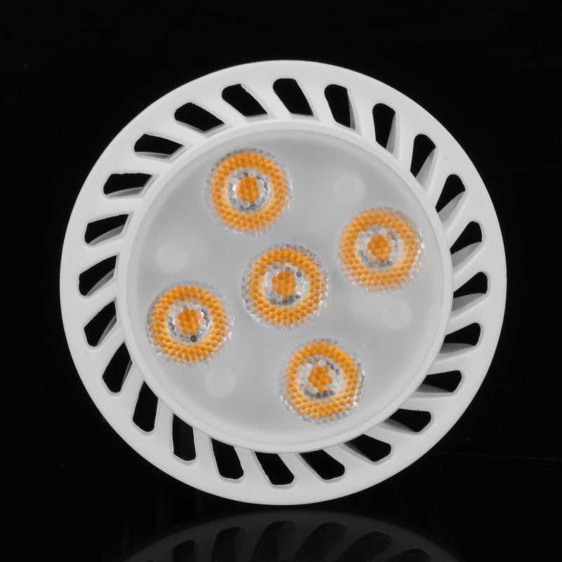 5 Watt GU10 LED Spotlights - 500 Lumens, 3000K, 30000 Hour Life, 25 Degrees Beam Angle