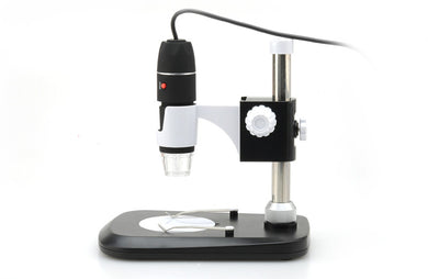 USB Digital Microscope - 2MP CMOS Sensor, 40X-800X Magnification, Photo + Video Support
