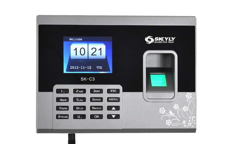 Fingerprint Time Attendance System - 2.8 Inch 320x240 Display, 150000 Record Capacity