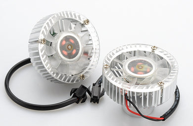 H4 25W LED Car Headlamps - 2x CREE-1520, 2800 Lumens, White, 5000K, 2 Modes, DC12-24V