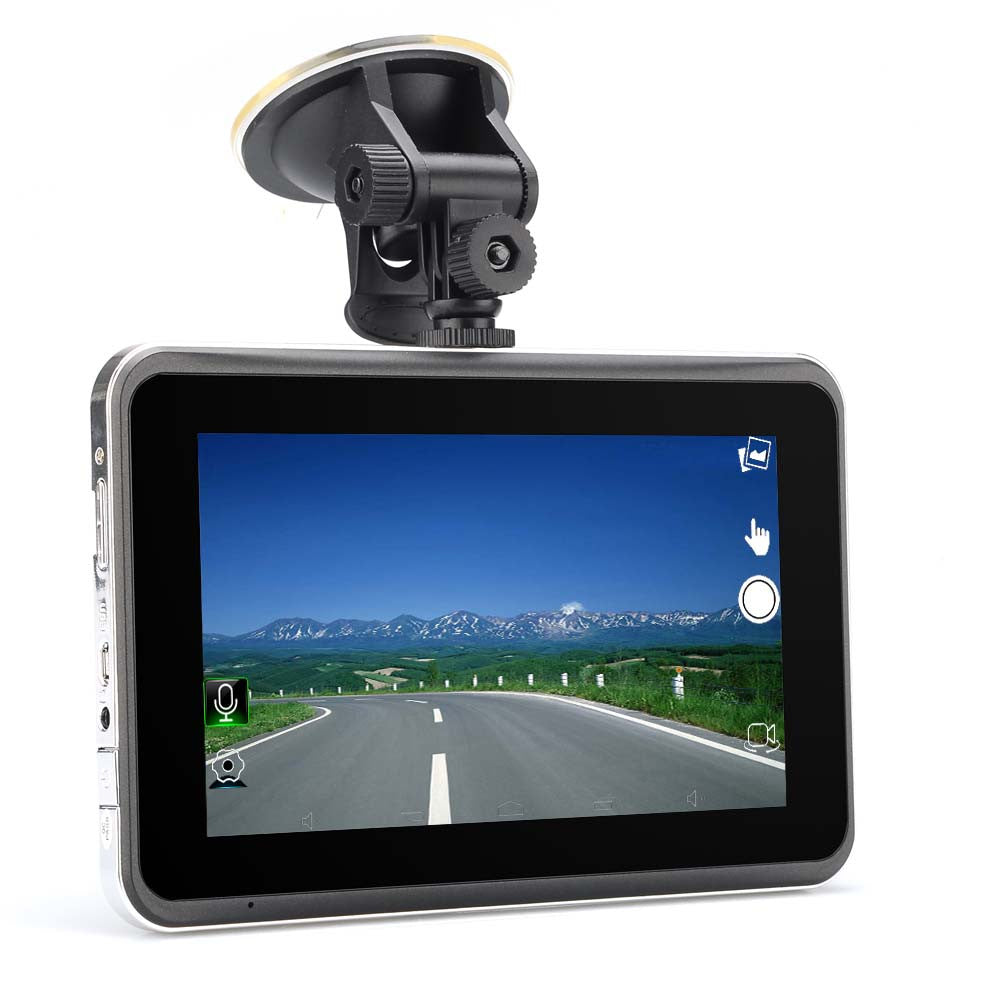 7 Inch Android 4.4 GPS with Dash Cam - Touchscreen , FM Transmitter, Wi-Fi