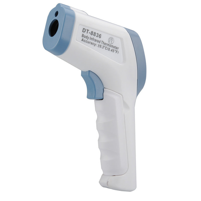 Infrared Non Contact Body + Object Thermometer - Fahrenheit + Celsius, LCD Display, Store 32 Readings, 0.5 Seconds Sample Rate