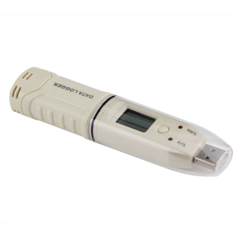 USB Temperature And Humidity Logger - Store 32256 Reading, -30 to 80 Degrees C, 1 To 100% Humidity