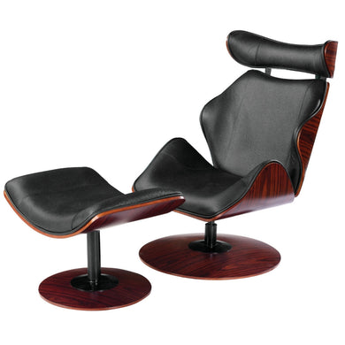 Fine Mod Imports Luxur Lounge Set, Black