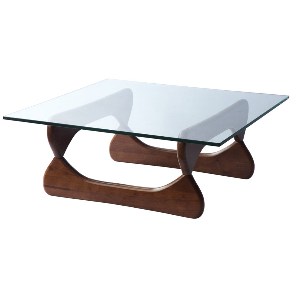 Fine Mod Imports Guchi Coffee Table, Walnut