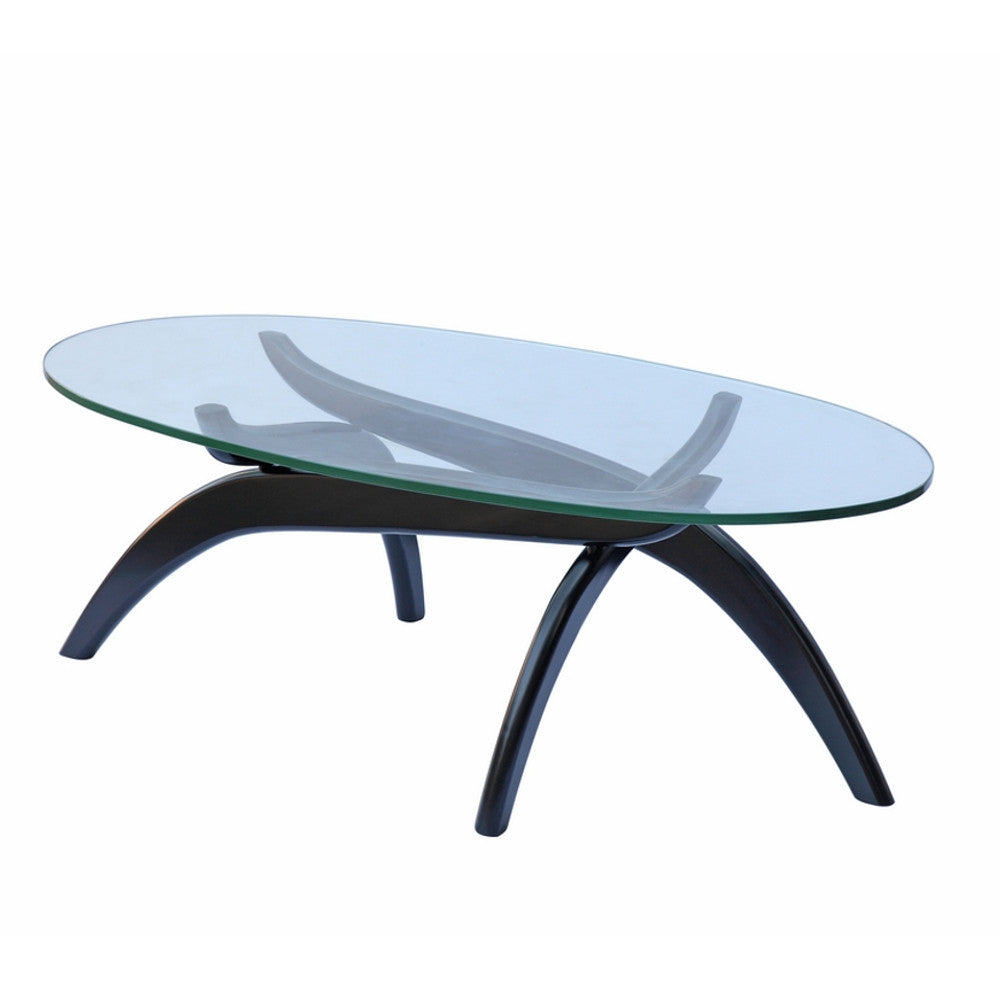 Fine Mod Imports Spider Coffee Table, Black