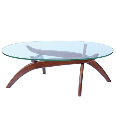 Fine Mod Imports Spider Coffee Table, Walnut