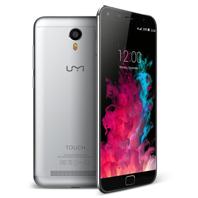 UMi Touch Smartphone - Android 6.0, 3GB RAM, Octa Core CPU, Dual SIM 4G, 13MP Sony Camera, Smart Wake, Gesture Sensing (Grey)