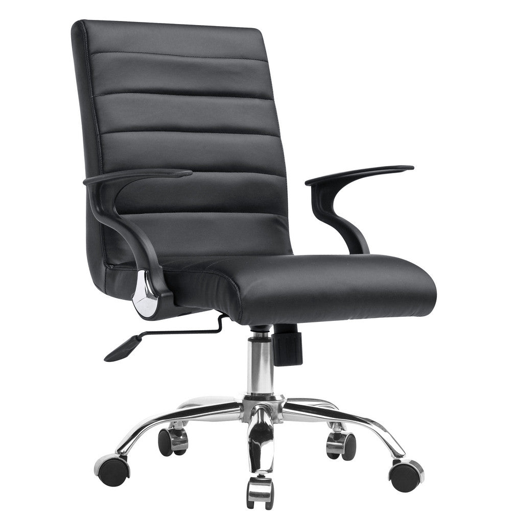 Fine Mod Imports Timeless Office Chair, Black