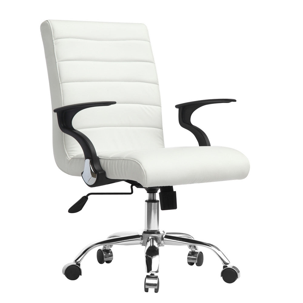 Fine Mod Imports Timeless Office Chair, White