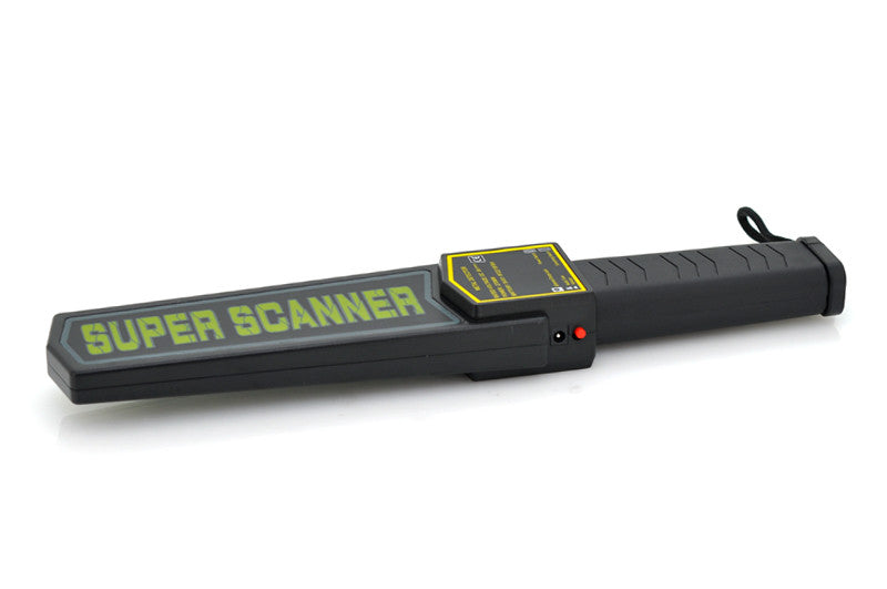 Hand Held Metal Detector - Audio, LED and Vibration Alert, Ergonomic Design, Energy Efficient