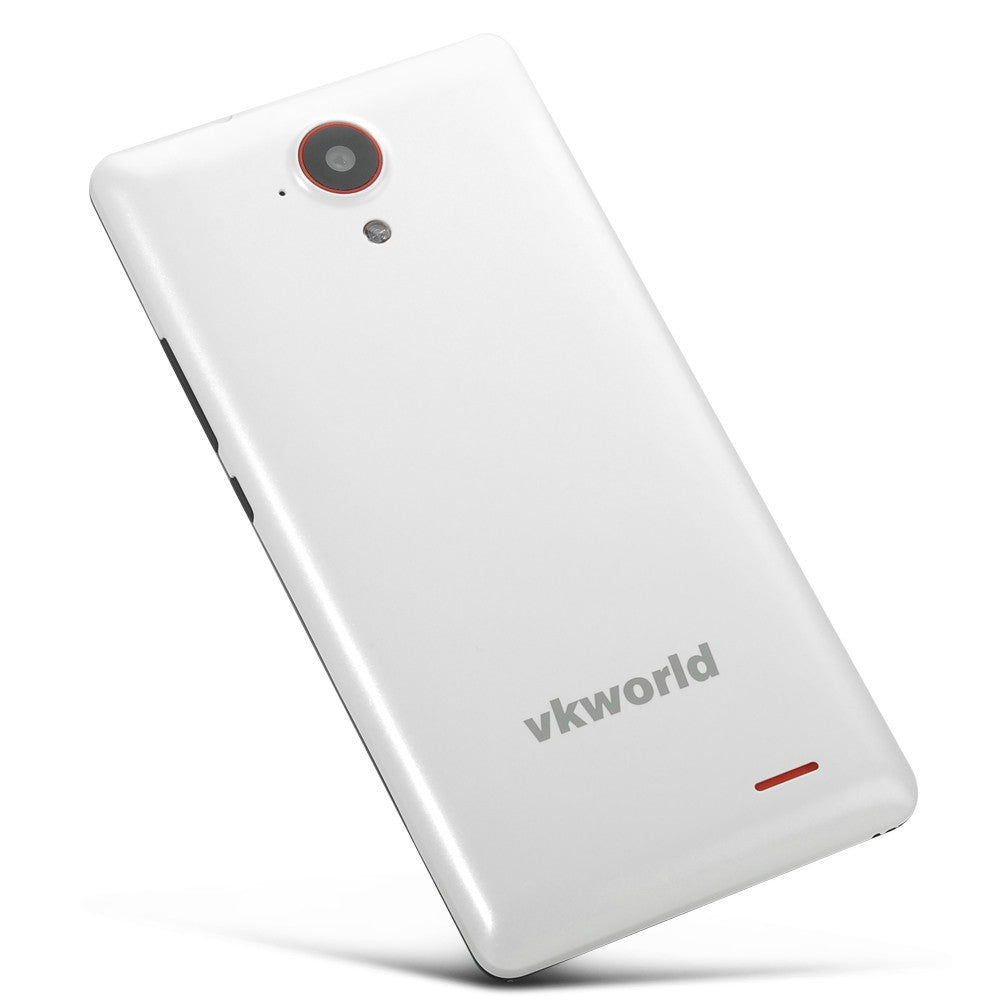 VKWorld VK6735x 4G Smartphone - Quad Core CPU, Android 5.1, Dual SIM, Smart Wake, Hot Knot, 13MP Sony Camera (White)