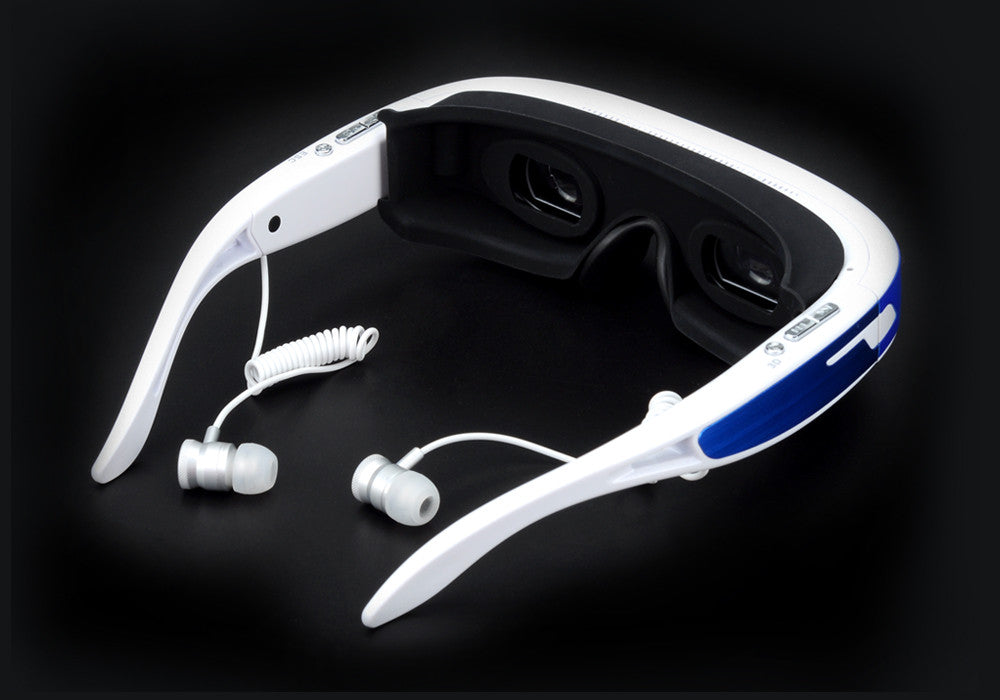 VR 3D Video Glasses - 98 Inch Virtual Screen, 16:9, HD Display, HDMI Input, Built-in 8GB, TF Card Support
