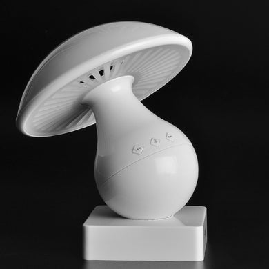 Mushroom Touch Lamp Speaker - Bluetooth 2.1, 600mAh Battery, 1200mcd LED Lamp, Micro SD Card Support
