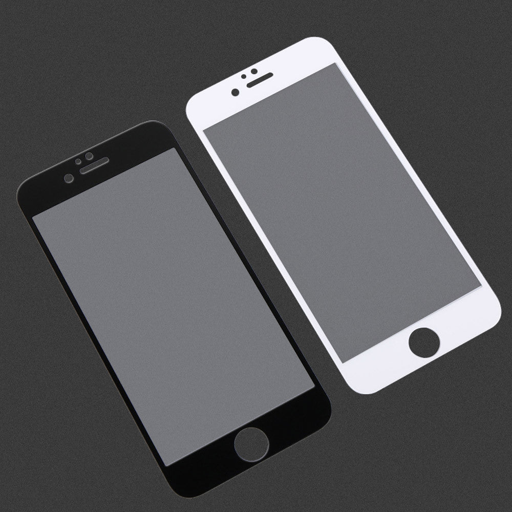 Tempered Glass for iPhone 6 Plus - H9 Hardness, 0.3mm, Washable, Scratch Proof (Black Frame)