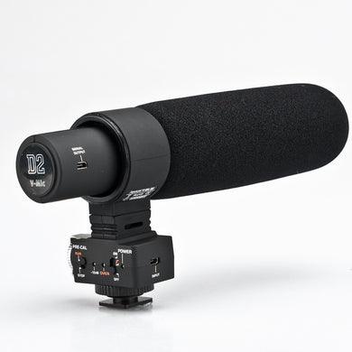 Aputure V-Mic D2 Shotgun Condenser Microphone - Wind Screen, Wind Shield, Signal Cable, Audio Cable