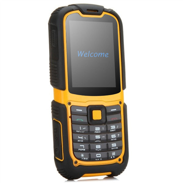 MFox J1 Rugged Phone - IP67, Altimeter, Barometer, Compass, Pedometer, SOS, GSM, 3G, Bluetooth