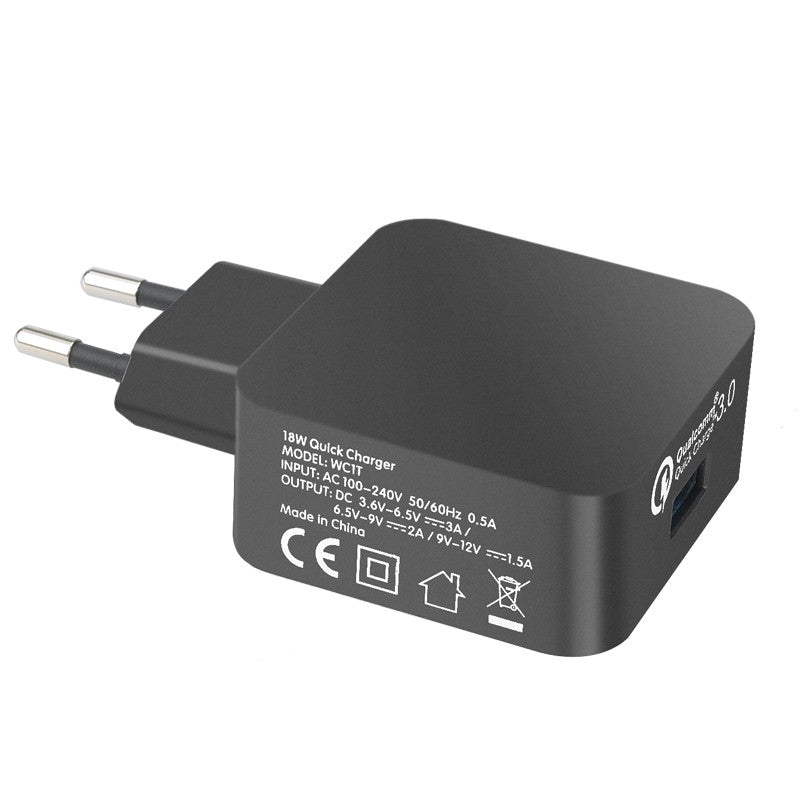 Tronsmart Quick Charge 3.0 Rapid Wall Charger - 80% Faster Charging, Over-Current, Over-Charging. Short-Circuit Protection