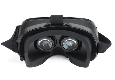 VR 3D Headset - 3 To 6 Inch Phones, 3D Side By Side Video, Adjustable Interpupillary Distance, Focal Depth, Head Strap