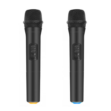 HD-Hynudal Karaoke Machine - Echo Mixer, Two Wireless Mics, YAMAHA Chipset, Supports Phone + PC