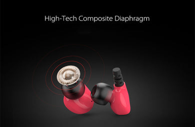 Liberator Fireflies Glowing Sports Earphones - High-Tech Composite Diaphragm, LED, Call Answer Button