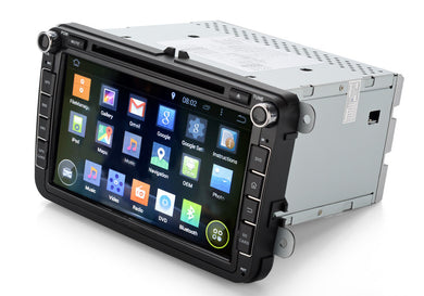 8 Inch Android Car DVD Player - Android 4.4, Bluetooth, Quad Core CPU, GPS, Wi-Fi, 3G, 2 DIN, for Volkswagen