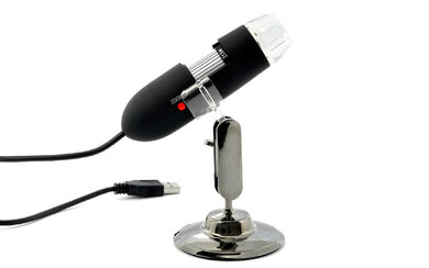 USB Digital Microscope - 200x Zoom, 640x480 Resolution, 8 LEDs