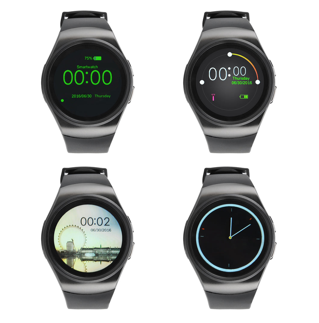 Bluetooth Smart Watch Phone - GSM, Bluetooth 4.0, Music, Pedometer, Sedentary Reminder, Anti-loss, Heart Rate Monitor