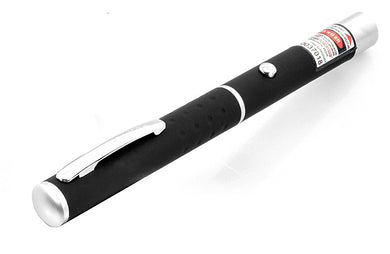 5mW Red Beam Portable Laser Pen - 5000 Hour Lifespan,  Continuous Wave Mode, Constant Output