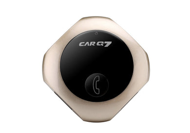 Q7 Bluetooth FM Transmitter - CVC Technology, LED Display, 32GB Micro SD Support, 2.5Amp USB Out