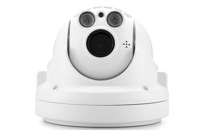 Outdoor Weatherproof Mini IP Camera - 720p, H.264 Compression, PTZ, 4x Optical Zoom, Night Vision, ONVIF Support, iOS APP