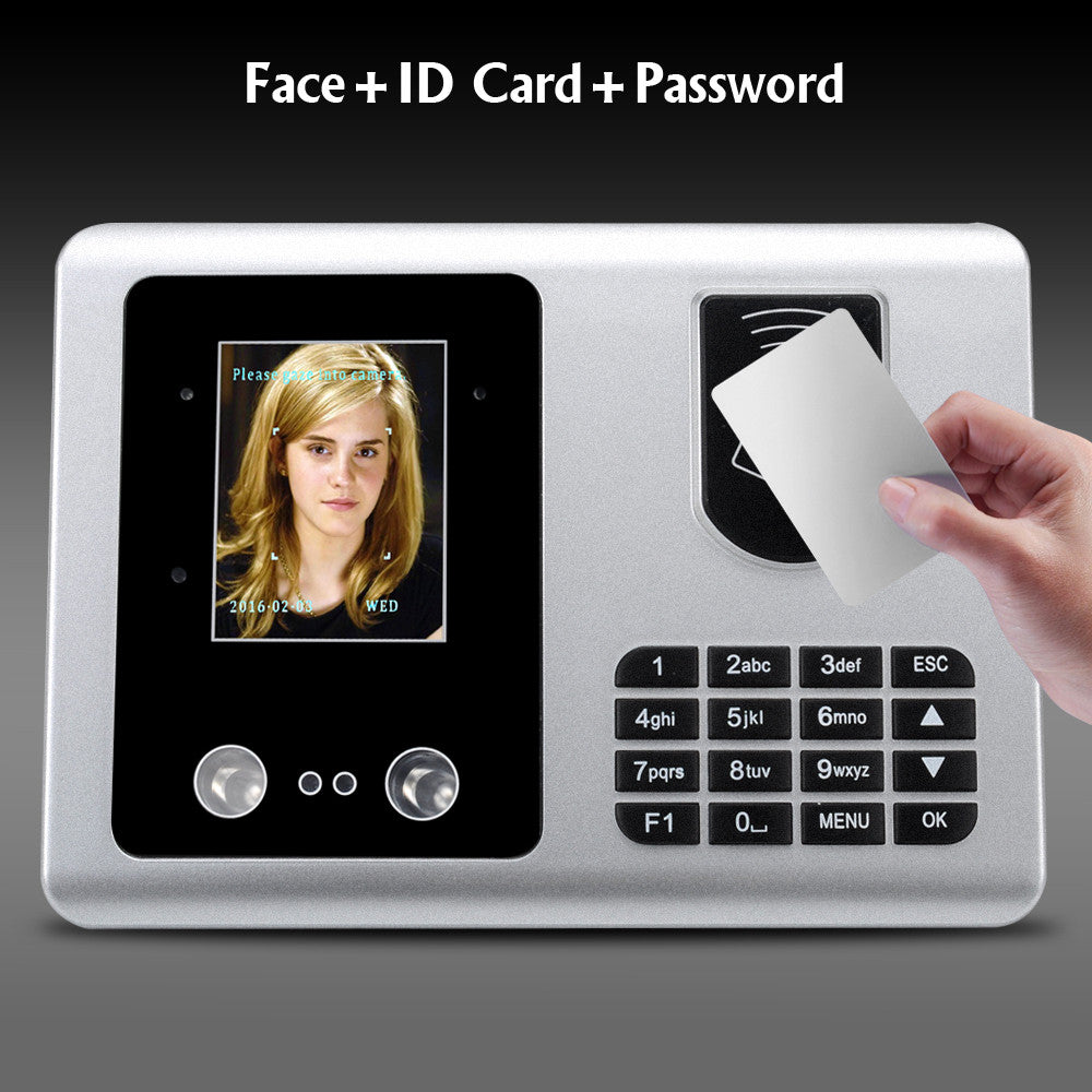 Danmini ID + Facial Recognition Attendance System - 1000 User Capacity, 500 Face Capacity, 1000 Card Capacity