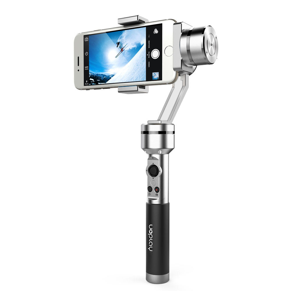 Aibird Uoplay Handheld Camera Stabilizer - 3 Axis, Smartphones + GoPro Hero 3/3+/4 (Silver)