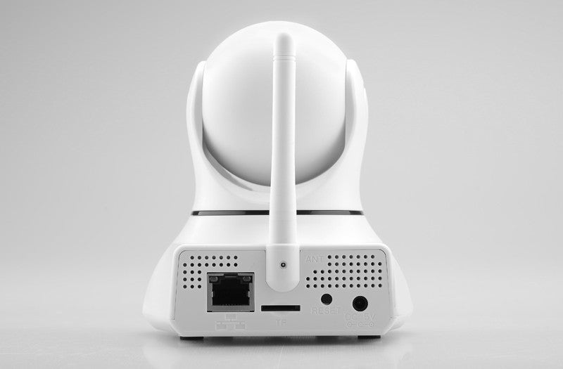 Camnoopy CN-PT100-E IP Camera - Wi-Fi, 720p, Plug and Play, Night Vision, Local Recording, Phone Support, Alarm, Pan + Tilt